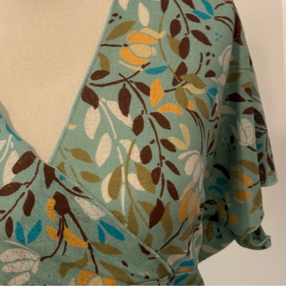 J. Jill 2-piece Stretch Skirt/blouse , size Large floral print - Picture 11 of 12